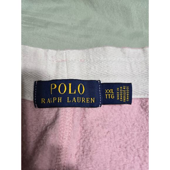 Polo Ralph lauren xxl men's pink athletic sweat shorts - Picture 5 of 11